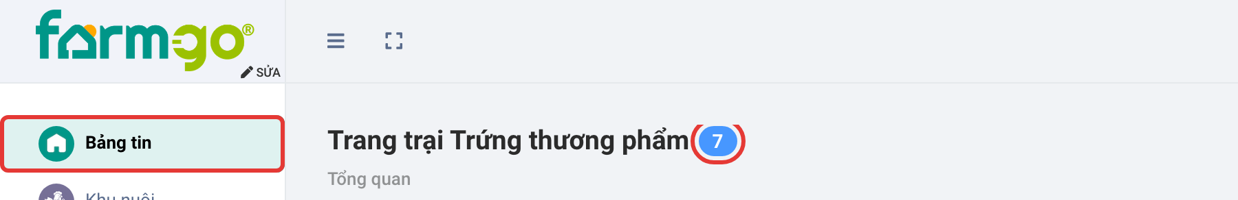 Con số là số chi nhánh bạn được vào